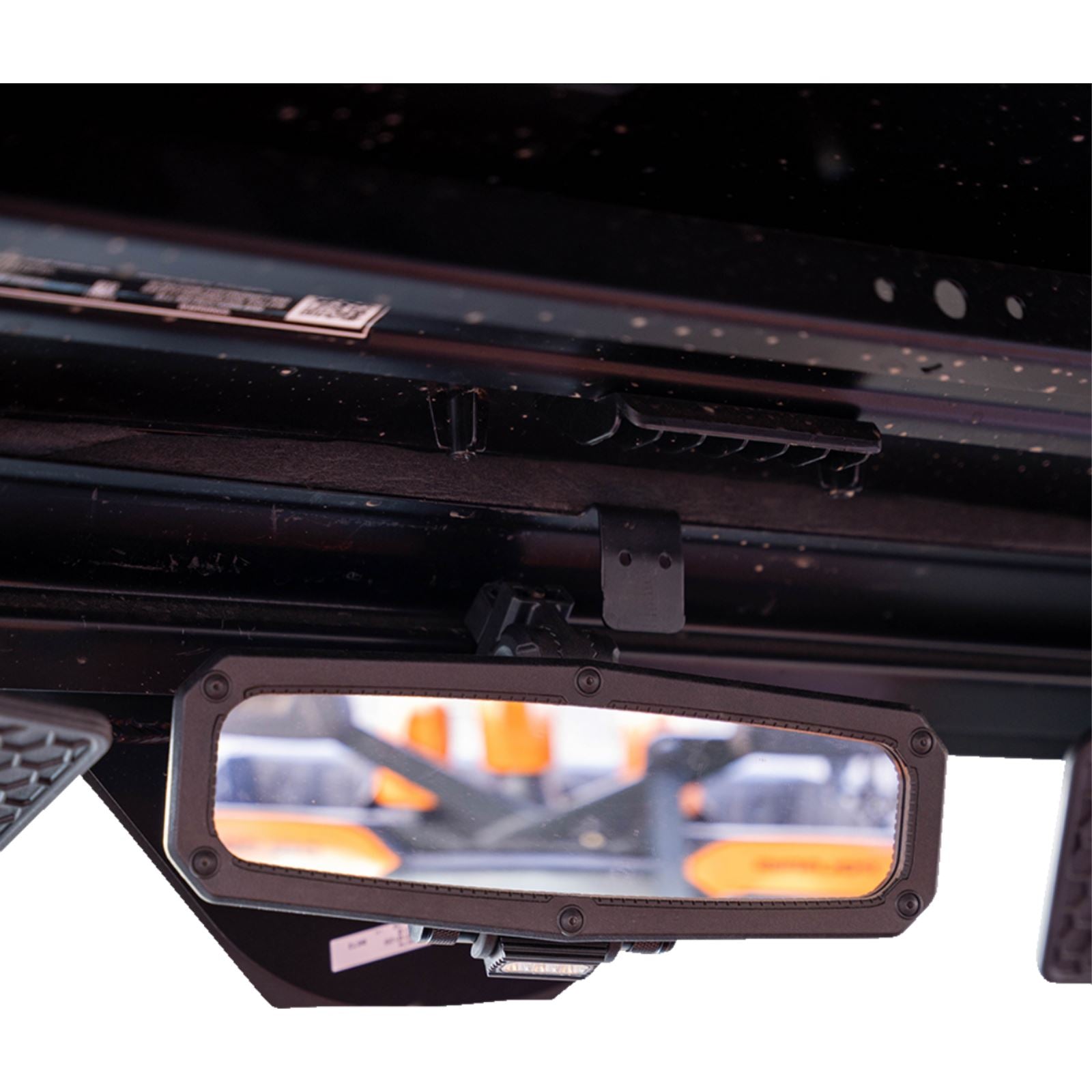 Moose Offroad Mirror - Rear View w/LED Dome Light - UTV UTVMIRCTR-LED-1_1392767