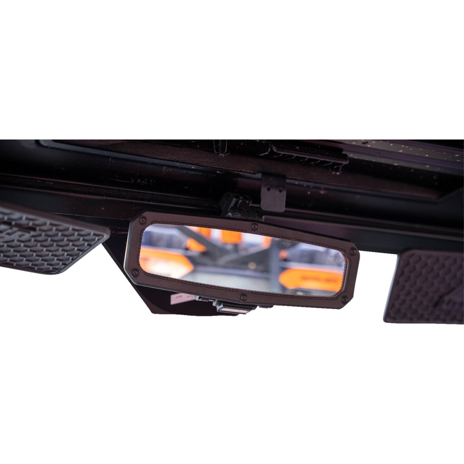 Moose Offroad Mirror - Rear View w/LED Dome Light - UTV UTVMIRCTR-LED-1_1392766