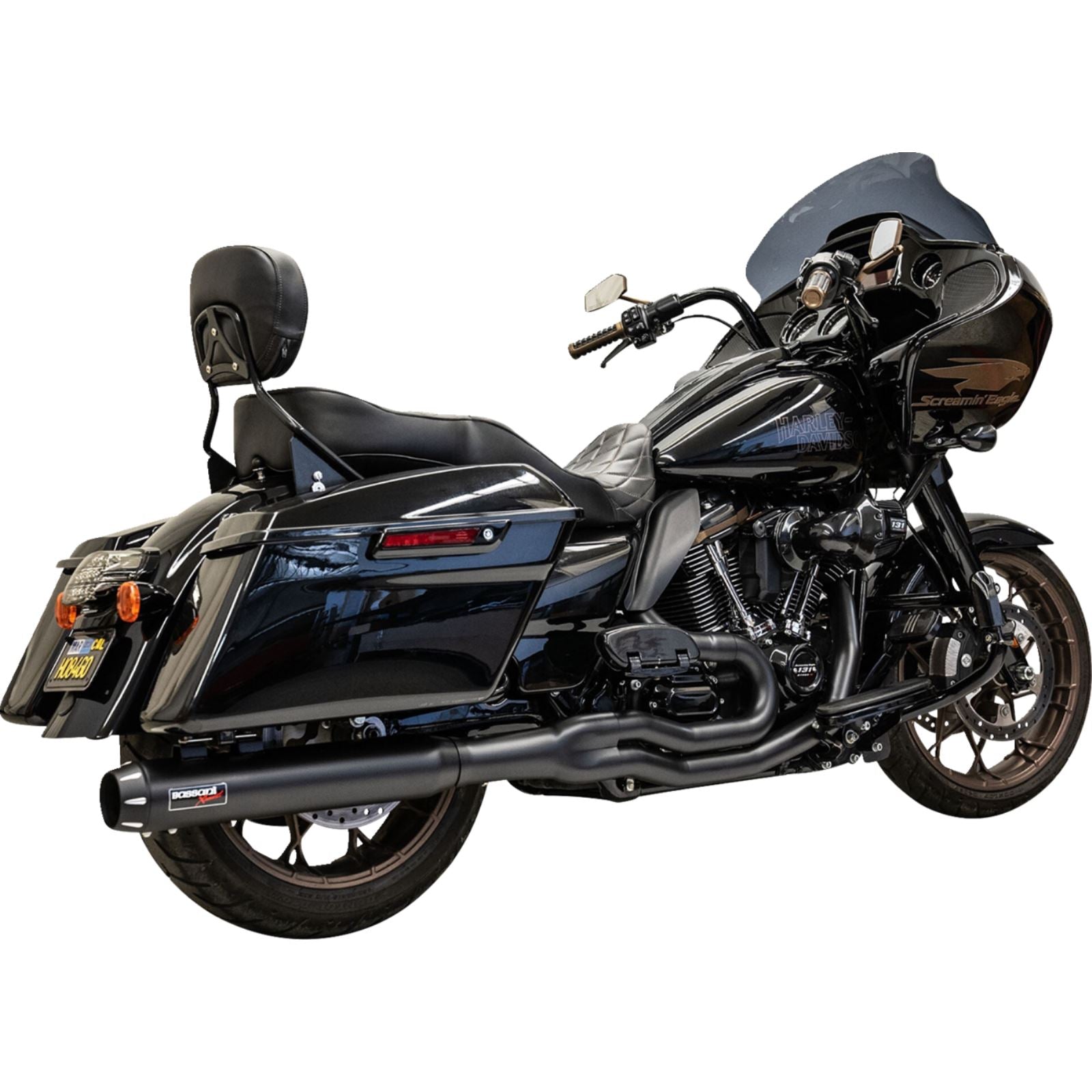 Bassani Manufacturing 2-into-1 High Performance Exhaust System - 49-State - Black [MPN: 1F58RBE]_1335712