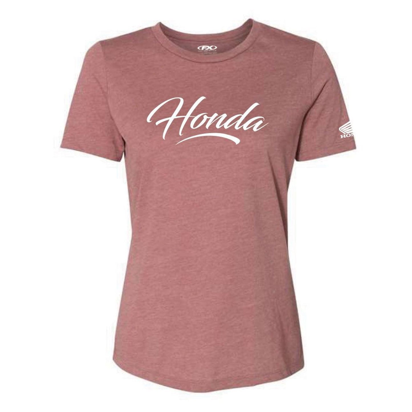 Factory Effex Women's Honda Script T-Shirt - Heather Mauve_1370615