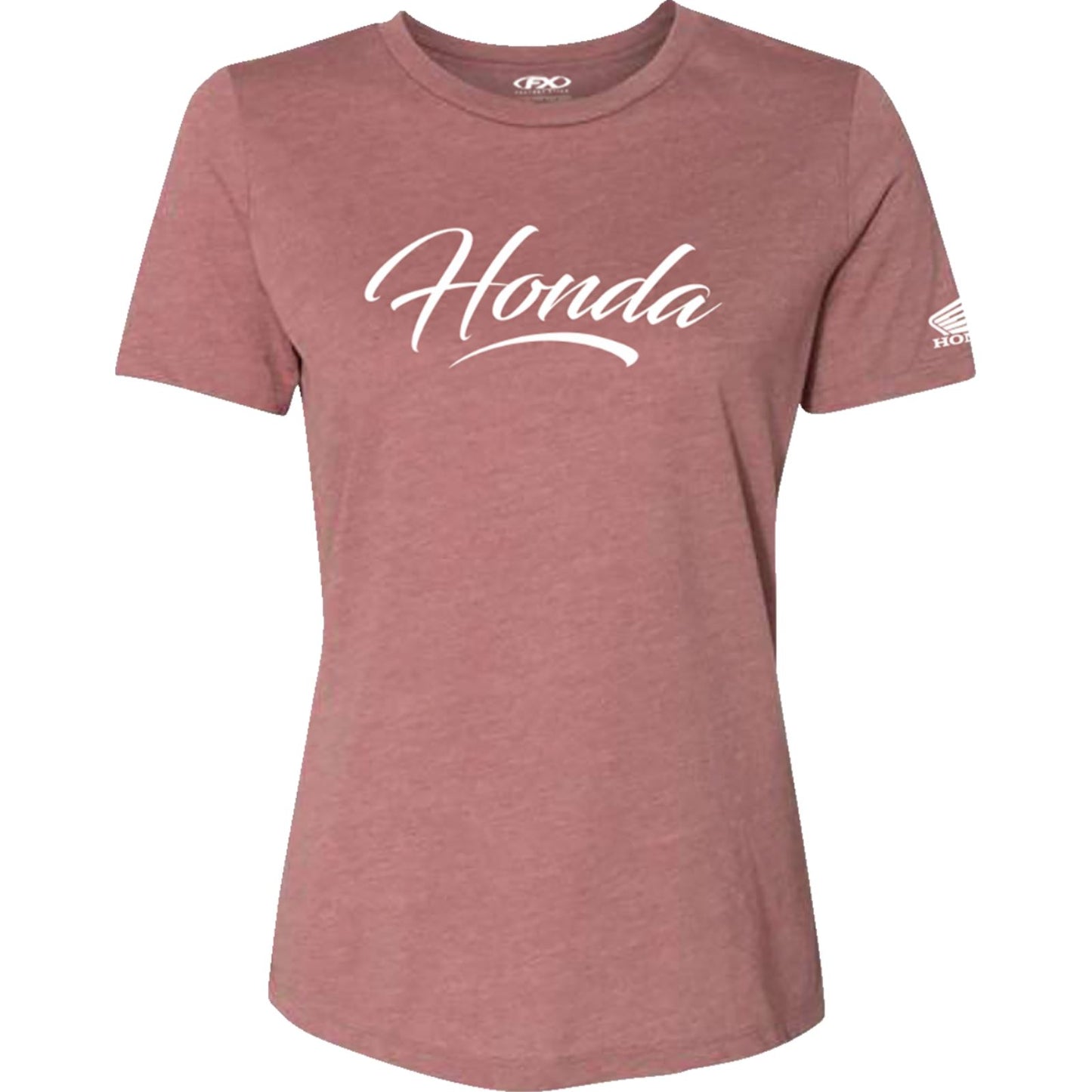 Factory Effex Women's Honda Script T-Shirt - Heather Mauve_1371625