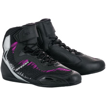 Alpinestars Stella Faster-3 Rideknit Riding Shoe - Black/Silver/Diva Pink_1373203