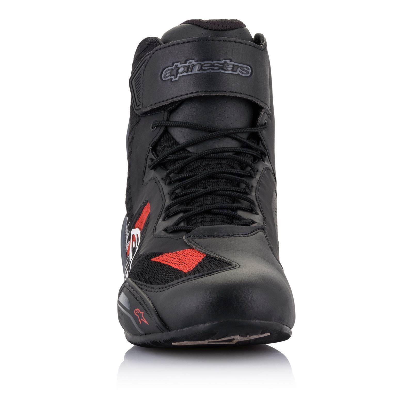 Alpinestars Faster-3 Rideknit Riding Shoe - Black/Gray/Bright Red_1372843