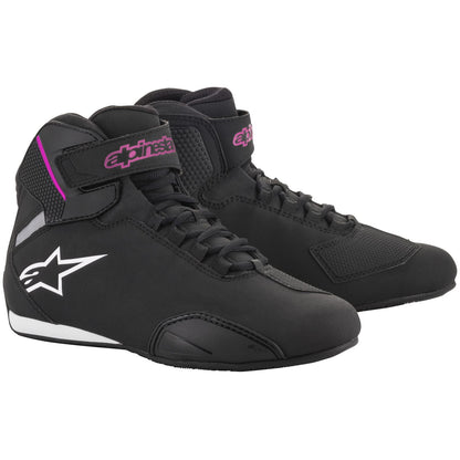 Alpinestars Stella Sektor Riding Shoe - Black/Fuchsia_1374620