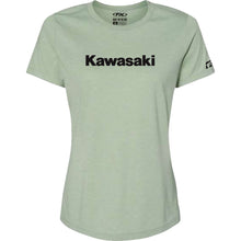 Factory Effex Women's Kawasaki T-Shirt - Light Heather Green_1371609