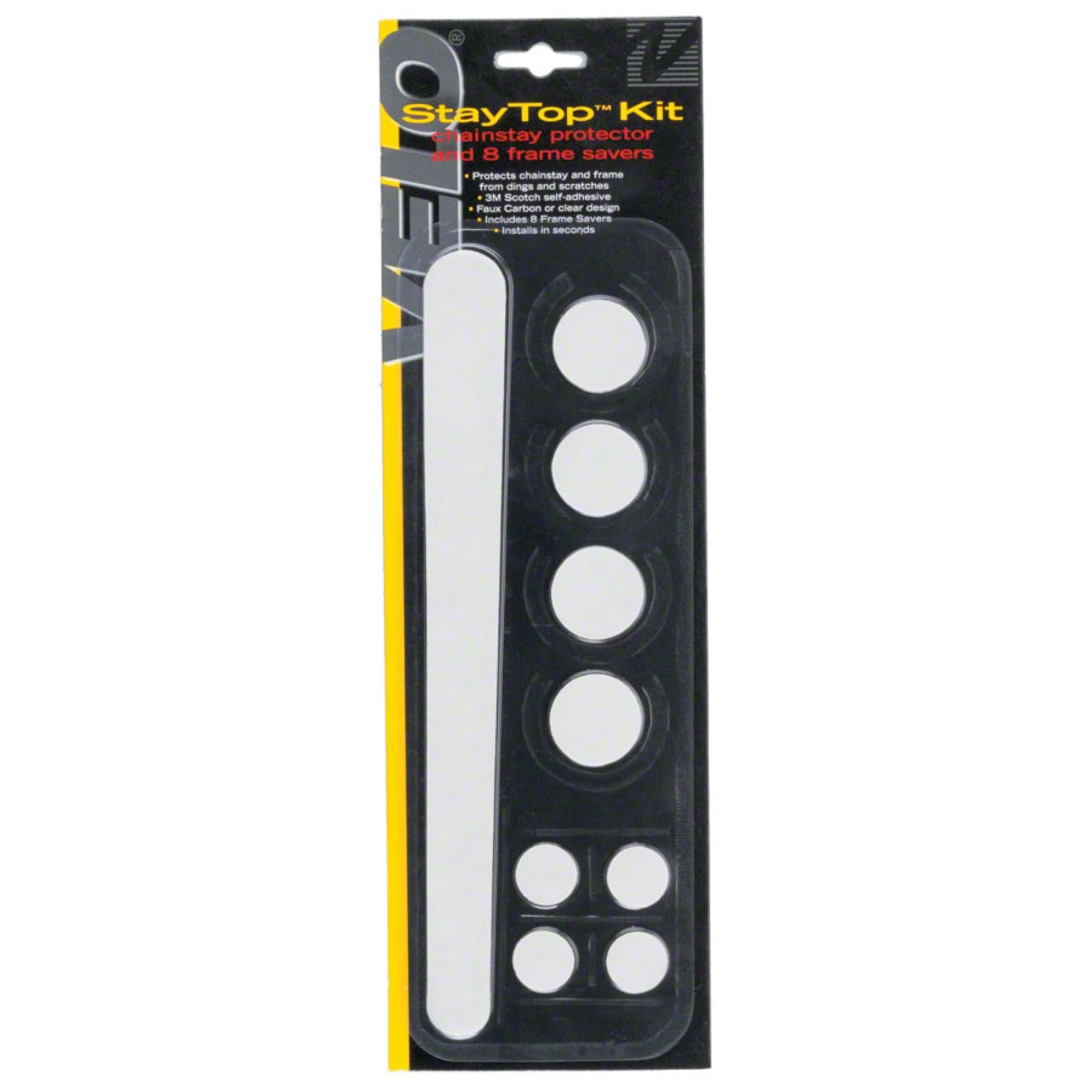 Velo StayTop Kit Chainstay & 8 Frame Savers Clear [MPN: VLF-006-2]_1314540