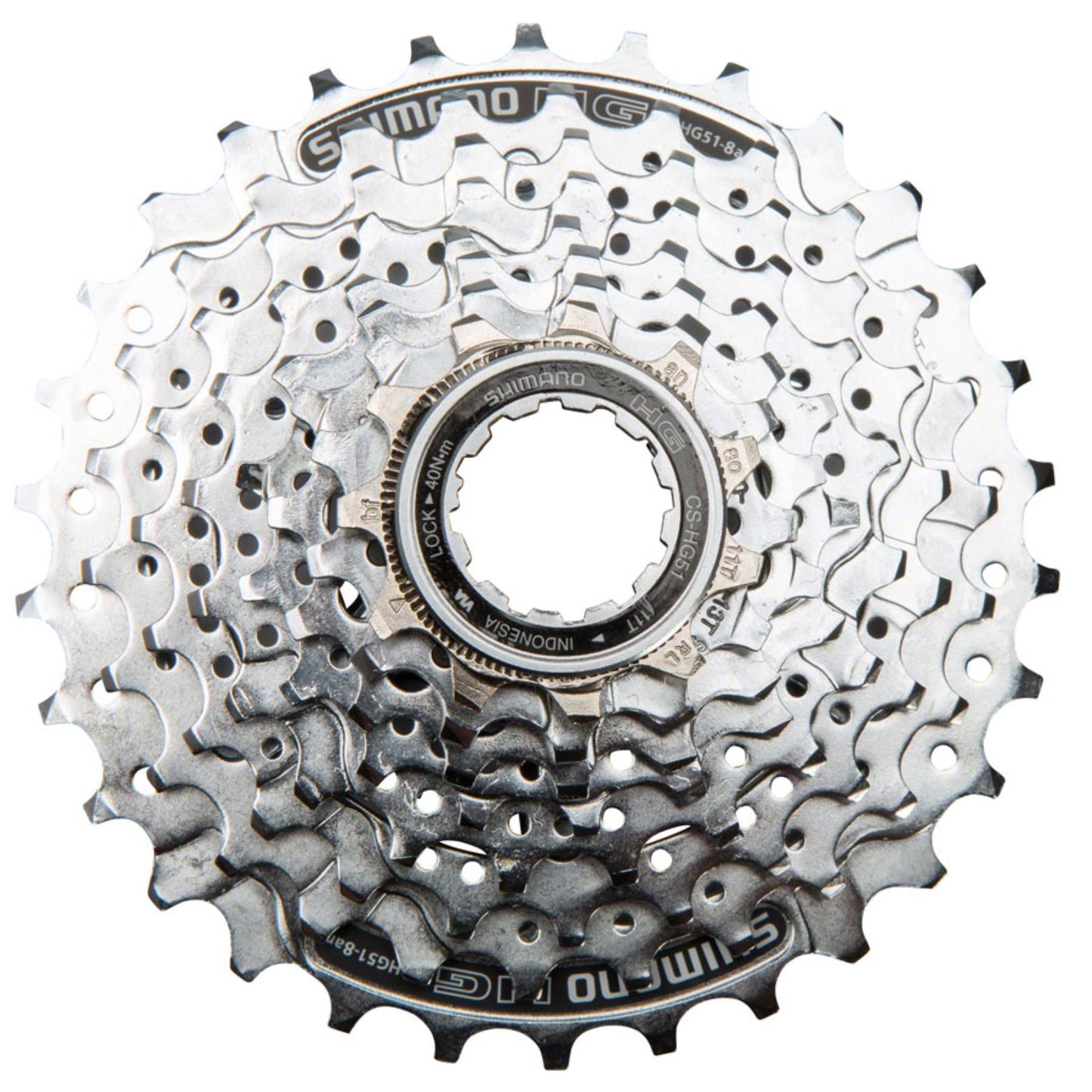 Shimano Cassette - 8 Speed - 11-32t - Silver - Alivio CS-HG51  [MPN: ECSHG518132]_1316902