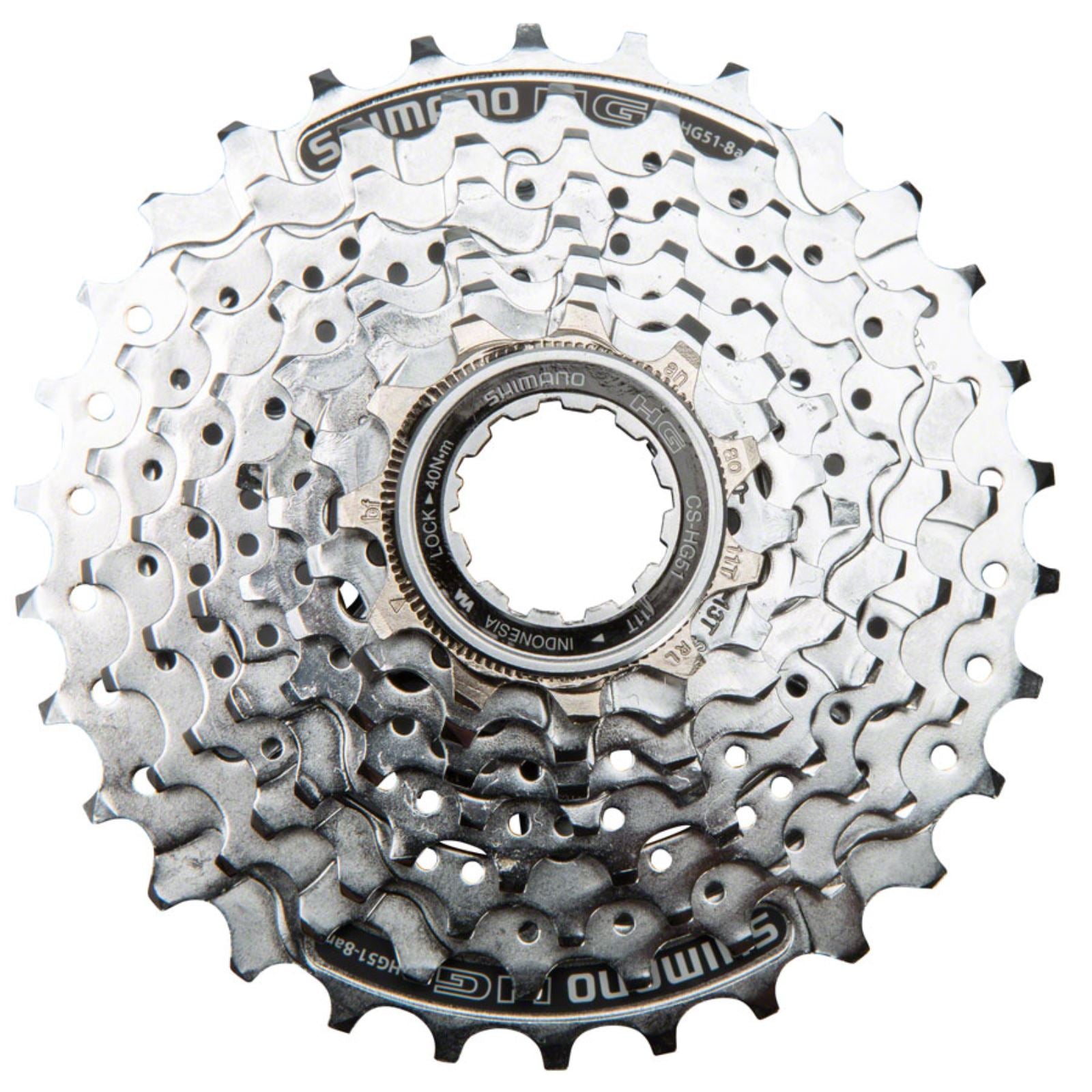 Shimano Cassette - 8 Speed - 11-32t - Silver - Alivio CS-HG51  [MPN: ECSHG518132]_1316902