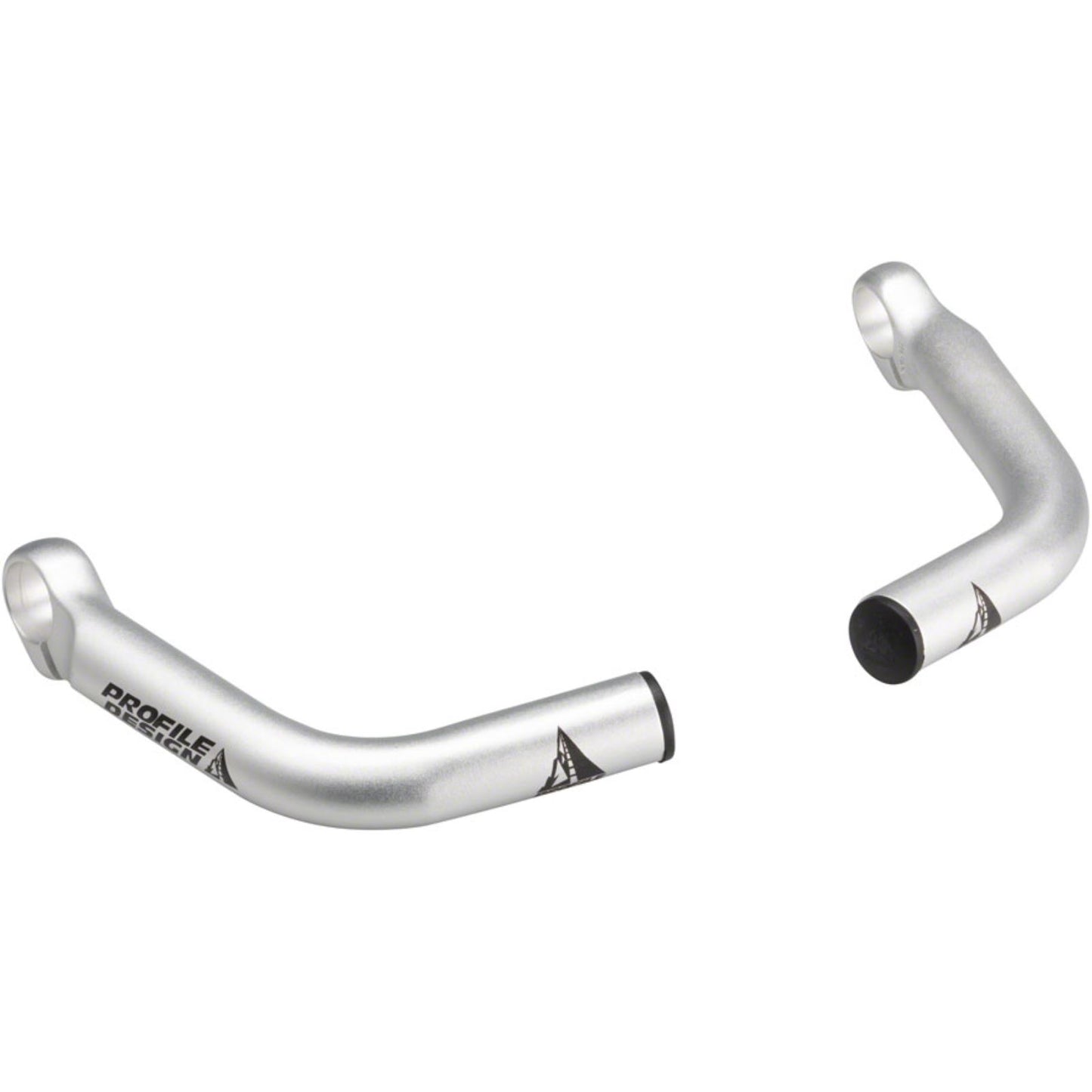 Profile Design Boxer Bar Ends: Silver [MPN: BEBO2]_1318380