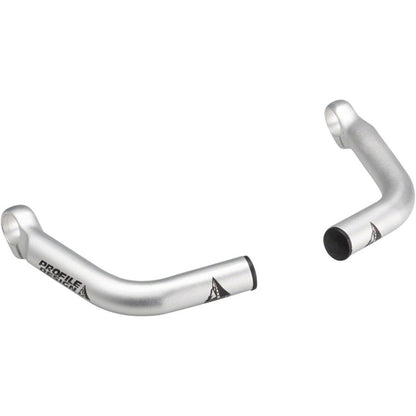 Profile Design Boxer Bar Ends: Silver [MPN: BEBO2]_1318380