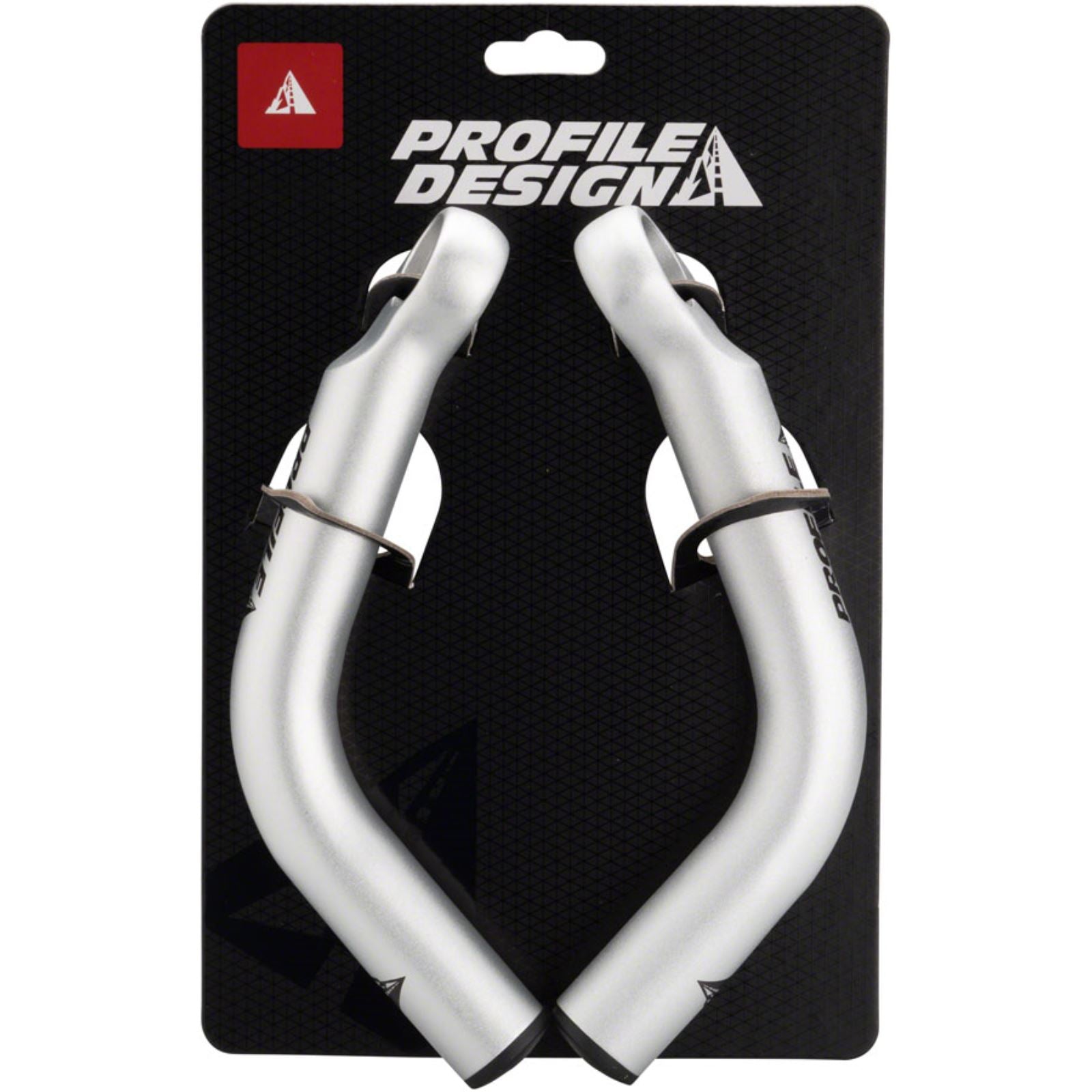 Profile Design Boxer Bar Ends: Silver [MPN: BEBO2]_1318331