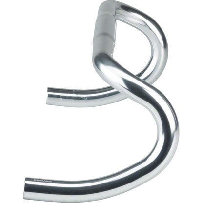 MSW Short Drop Handlebar - Aluminum, 26mm, 40cm, Silver [MPN: A09019CP00]_1318500
