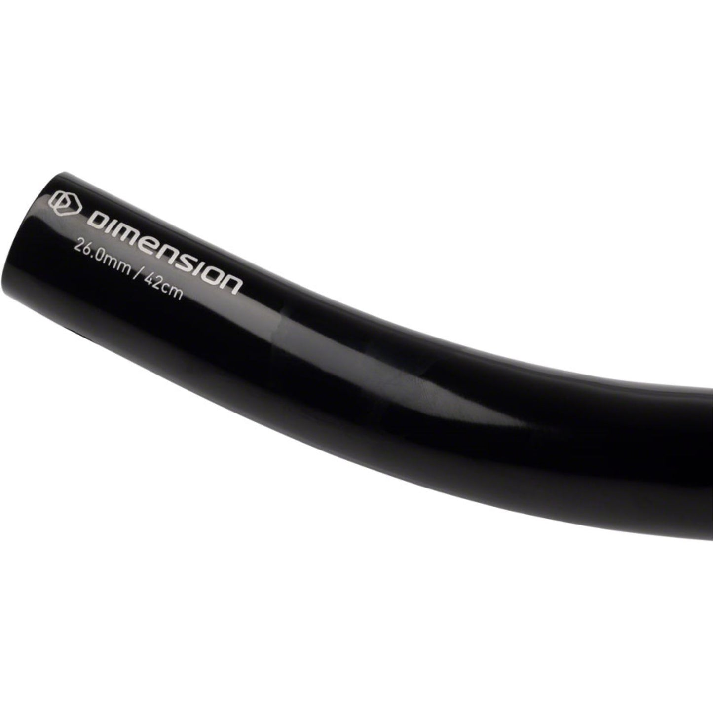 MSW Short Drop Handlebar - Aluminum, 26mm, 42cm, Black [MPN: A09020CP01]_1318432