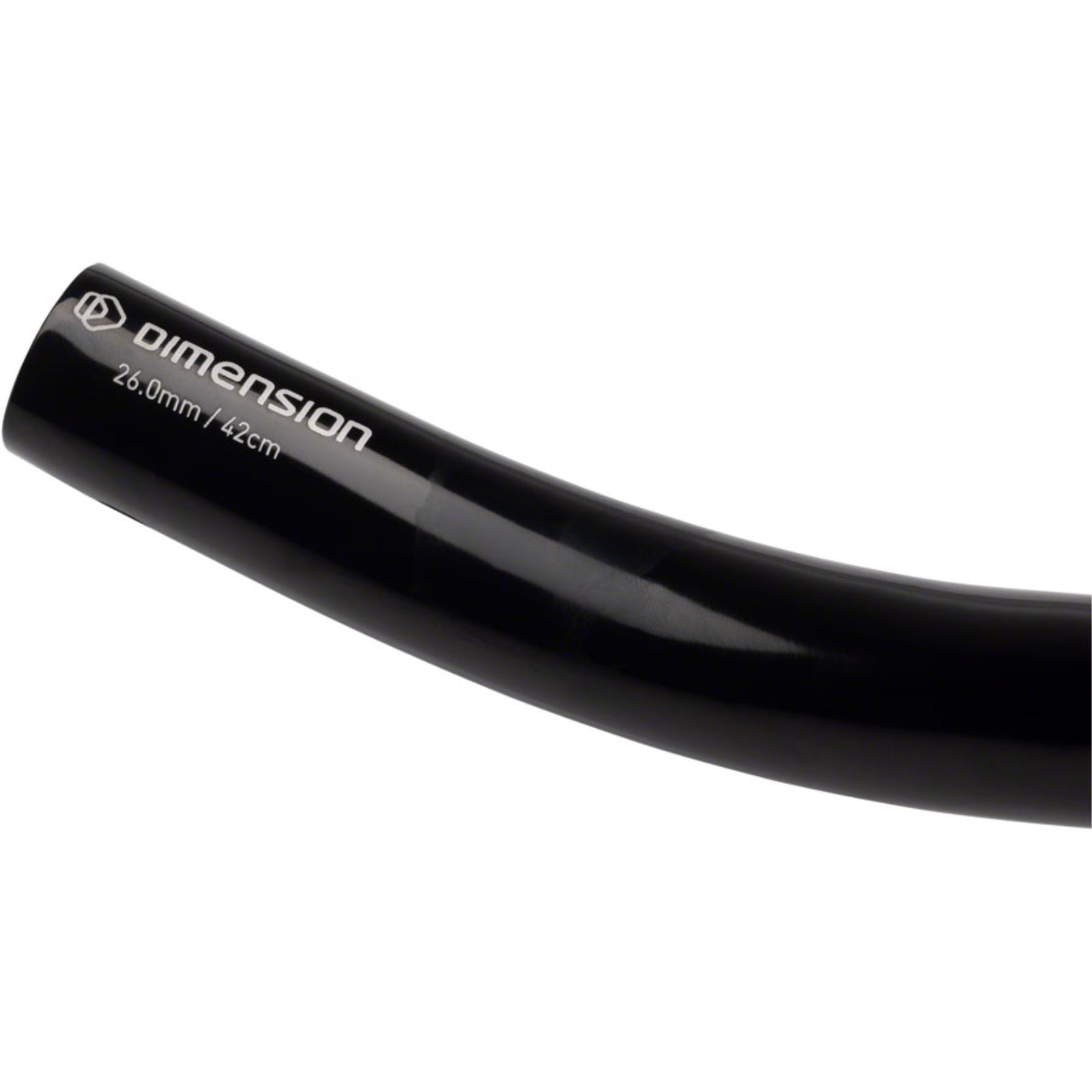 MSW Short Drop Handlebar - Aluminum, 26mm, 42cm, Black [MPN: A09020CP01]_1318432