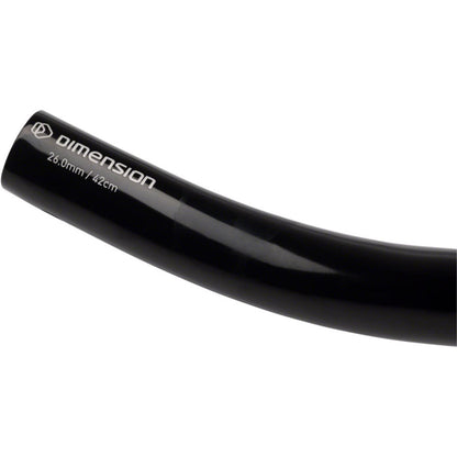 MSW Short Drop Handlebar - Aluminum, 26mm, 42cm, Black [MPN: A09020CP01]_1318432