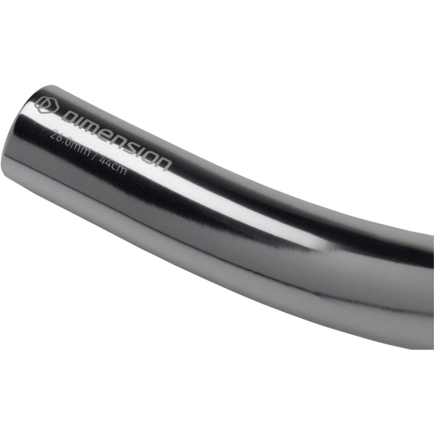 MSW Short Drop Handlebar - Aluminum, 26mm, 44cm, Silver [MPN: A09021CP00]_1318561