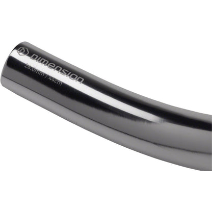 MSW Short Drop Handlebar - Aluminum, 26mm, 44cm, Silver [MPN: A09021CP00]_1318561