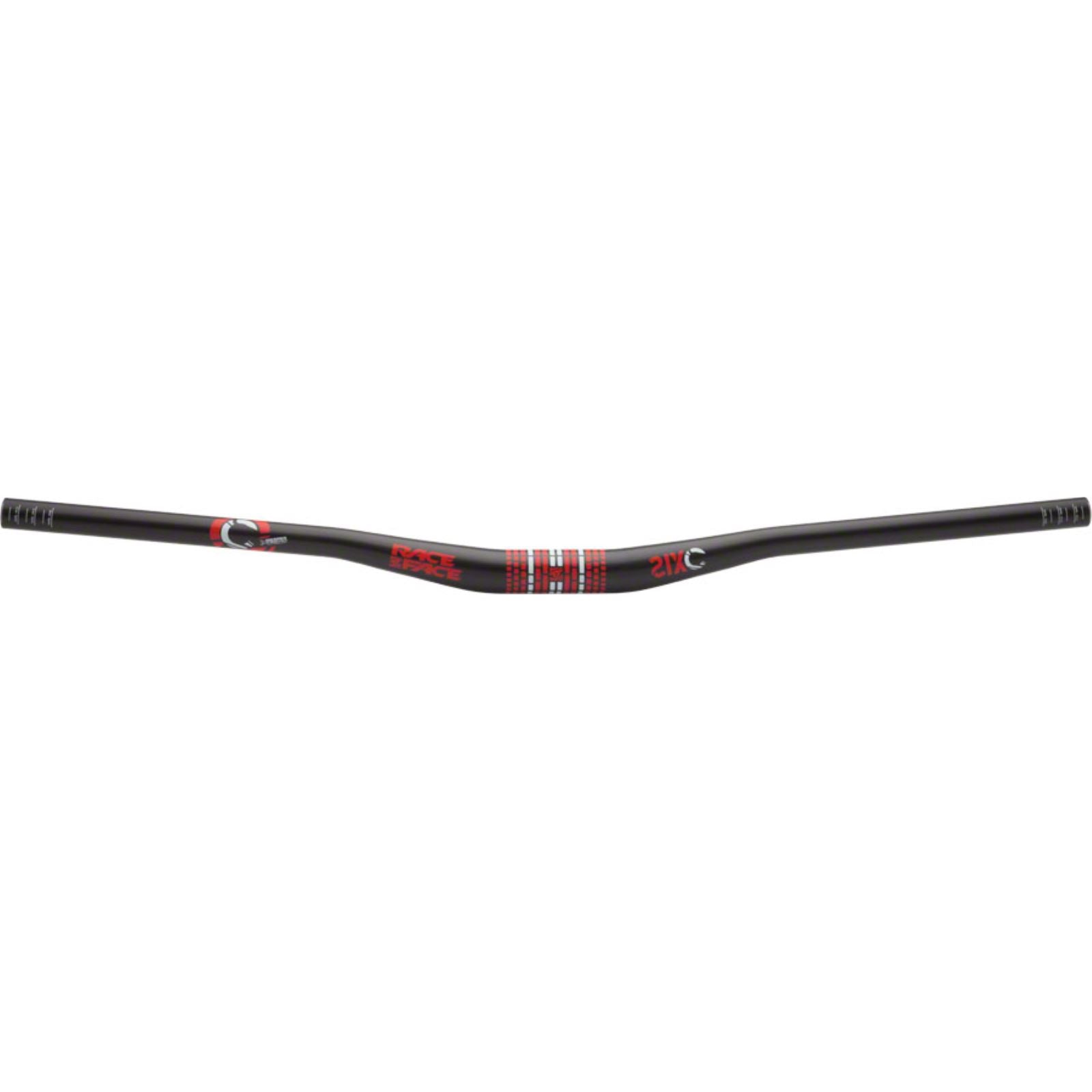 Race Face SIXC Riser Carbon Handlebar - Red Decal [MPN: HB12SXCL3/431.8W185]_1319198