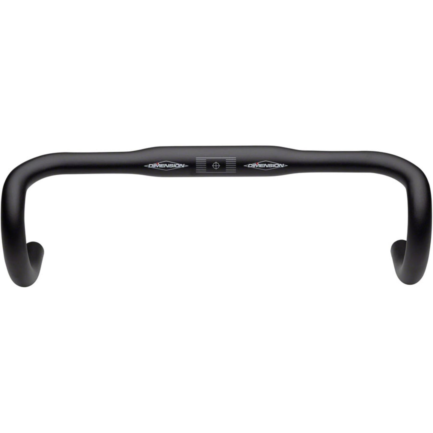 MSW Flat Top Shallow Drop Handlebar - Aluminum - Black [MPN: 6214R-38 31.8 FLAT BLK]_1319553