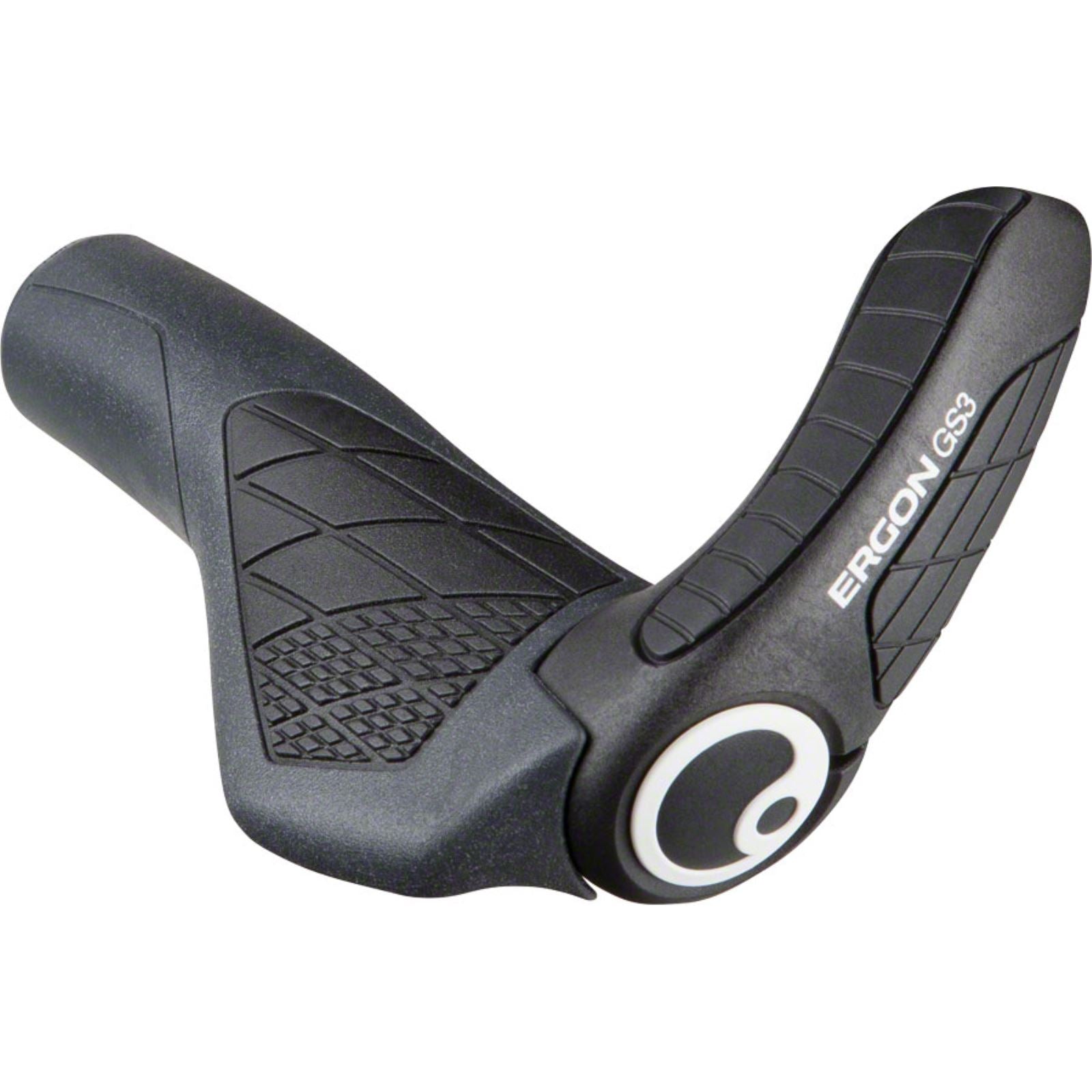 Ergon GS3 Grips - Black/Gray, Lock-On, Small [MPN: 42410032]_1321535