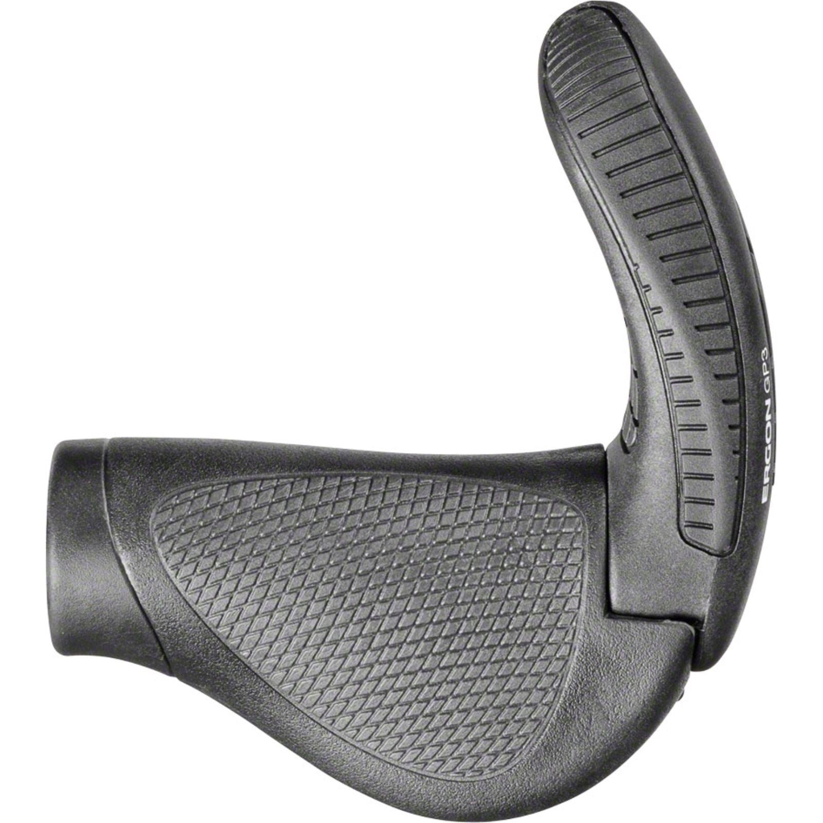 Ergon GP3 Grips - Black/GrayGripshift, Lock-On, Large [MPN: 42410136]_1321612
