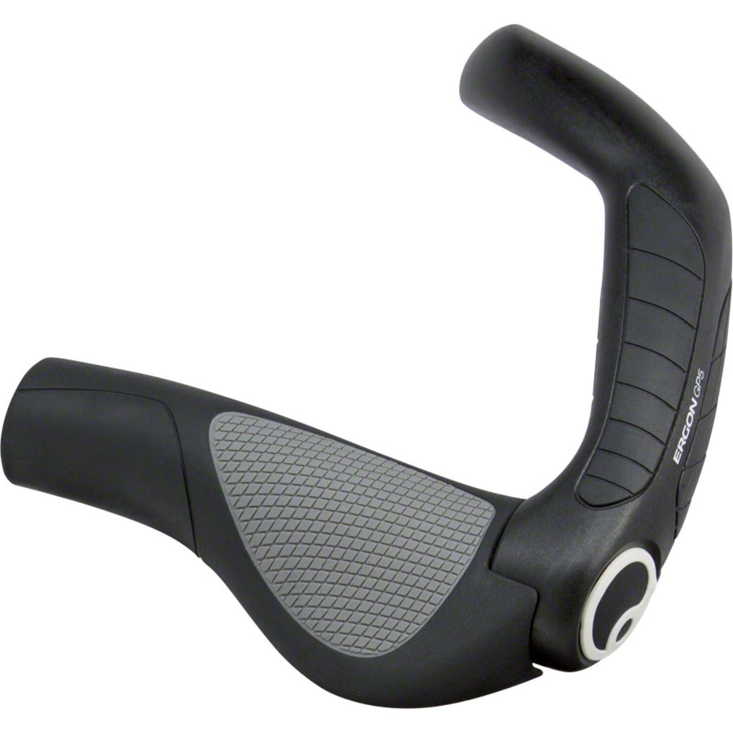 Ergon GP5 Grips - Black/Gray, Lock-On, Small [MPN: 42410070]_1321613