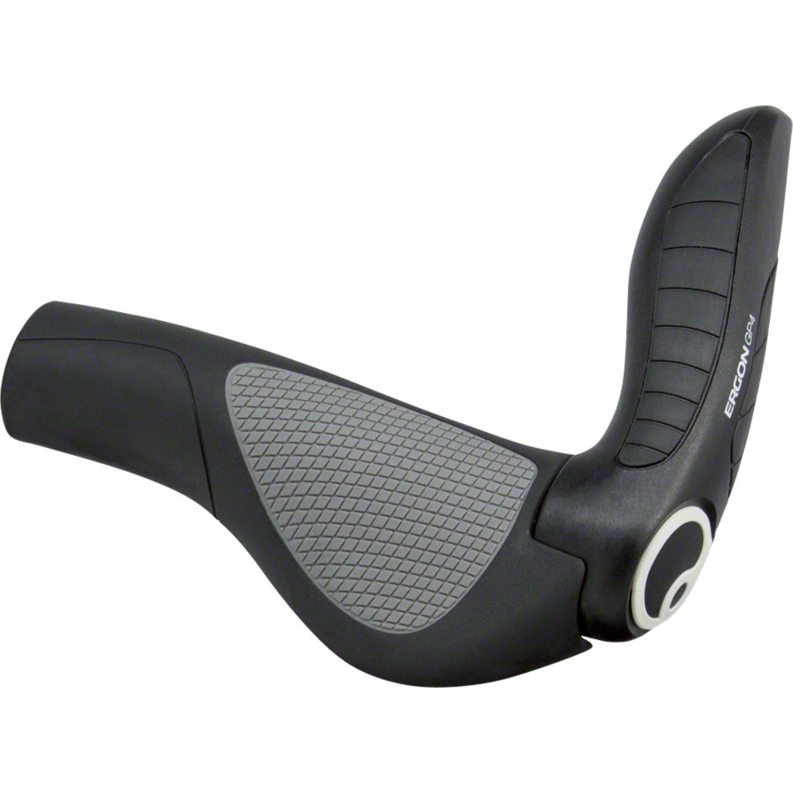 Ergon GP4 Grips - Black/Gray, Lock-On, Large [MPN: 42410065]_1321590