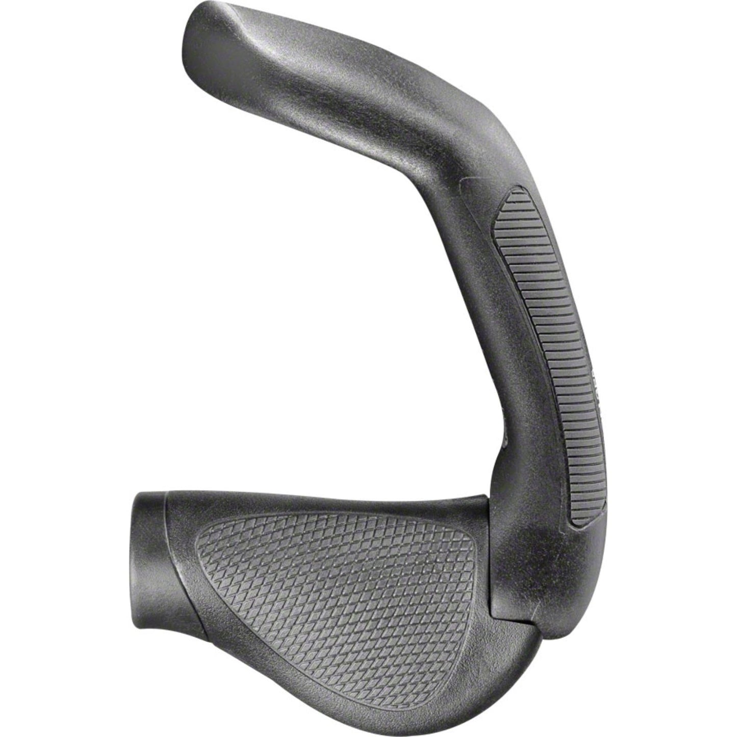 Ergon GP5 Grips - Black/Gray, Lock-On, Gripshift, Small [MPN: 42410170]_1321591