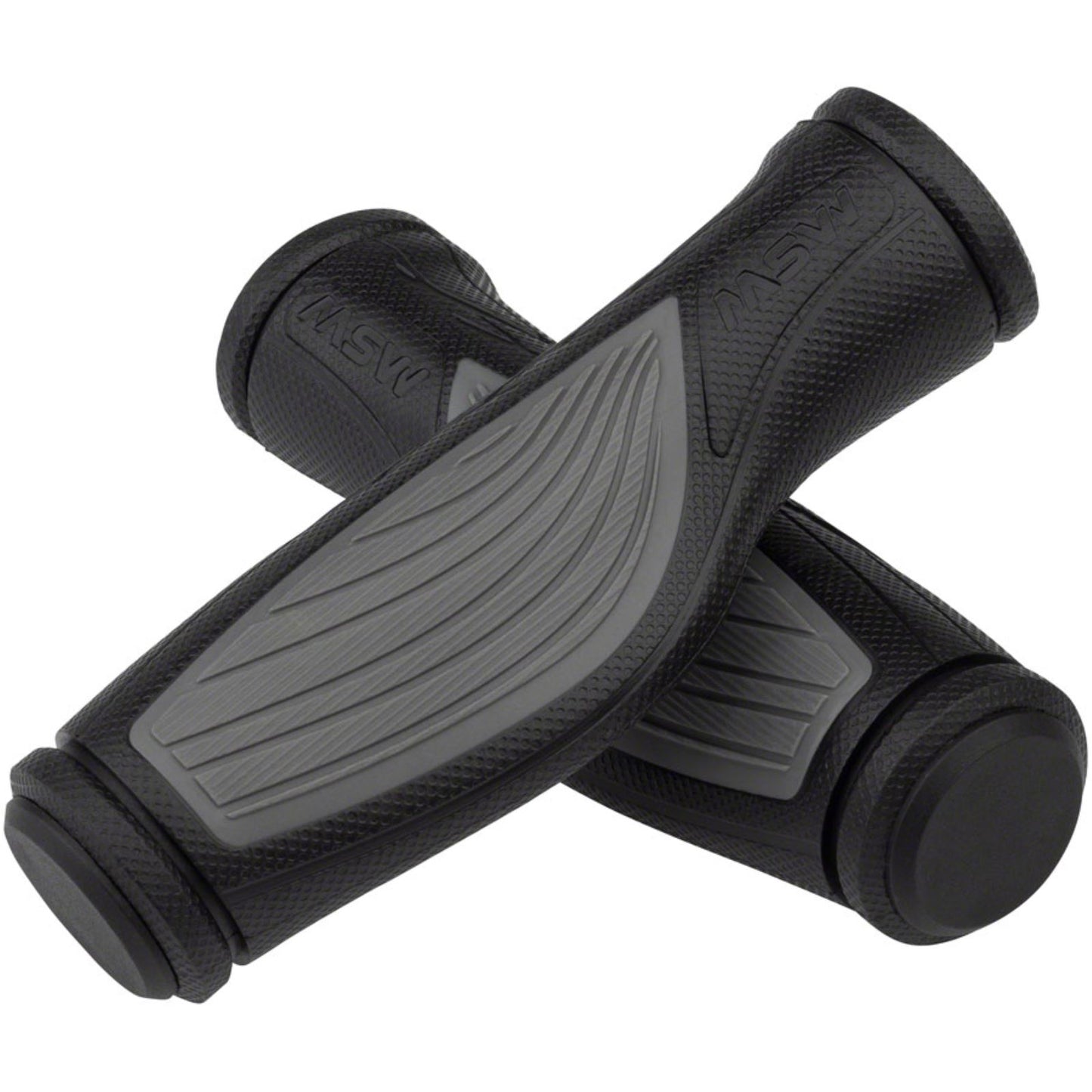 MSW Ergonomic (EFG-100) Grips - Black/Gray, [MPN: T-GP16]_1321532