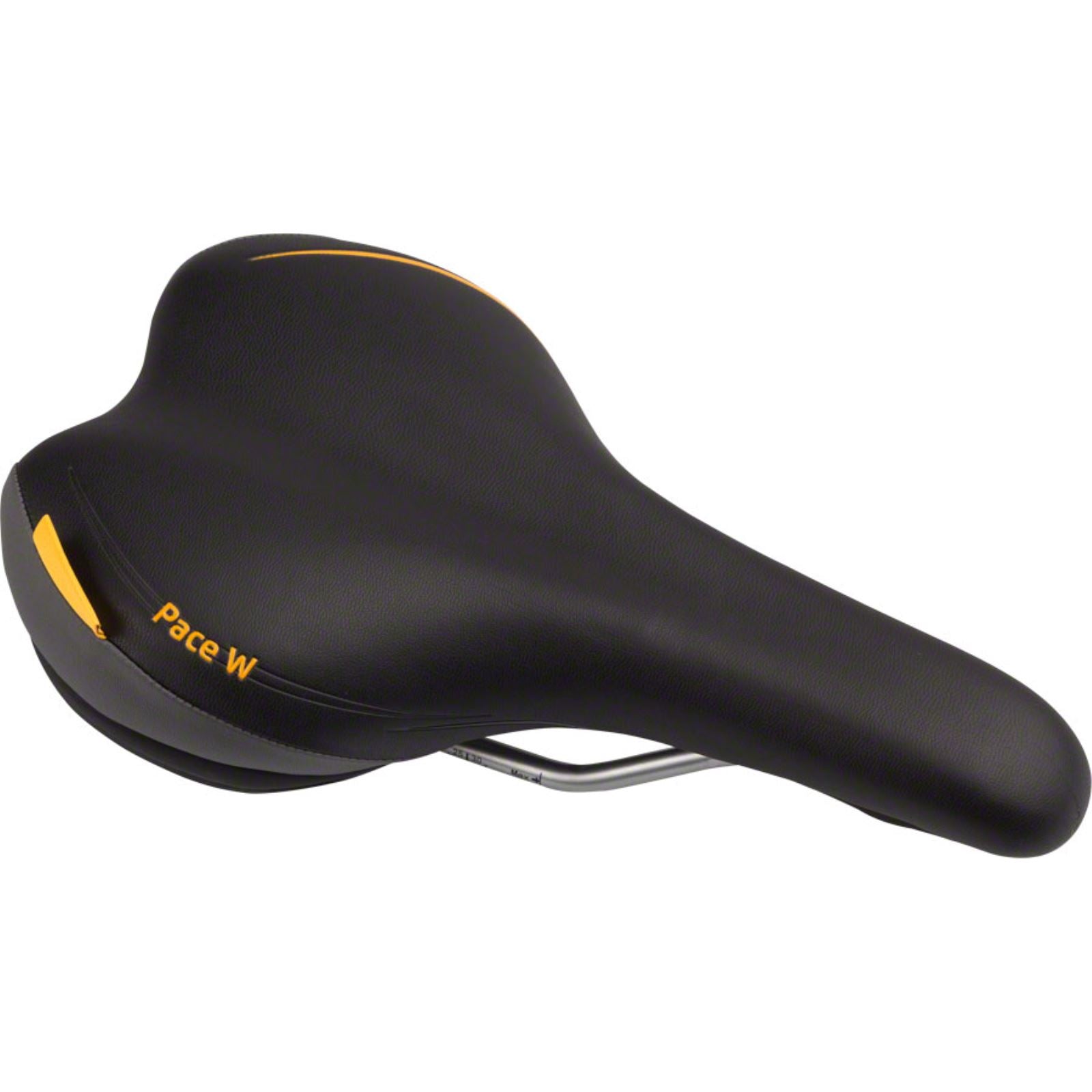 Velo Plush Pace Saddle - Steel, Black, Women's [MPN: VL-4252]_1324457