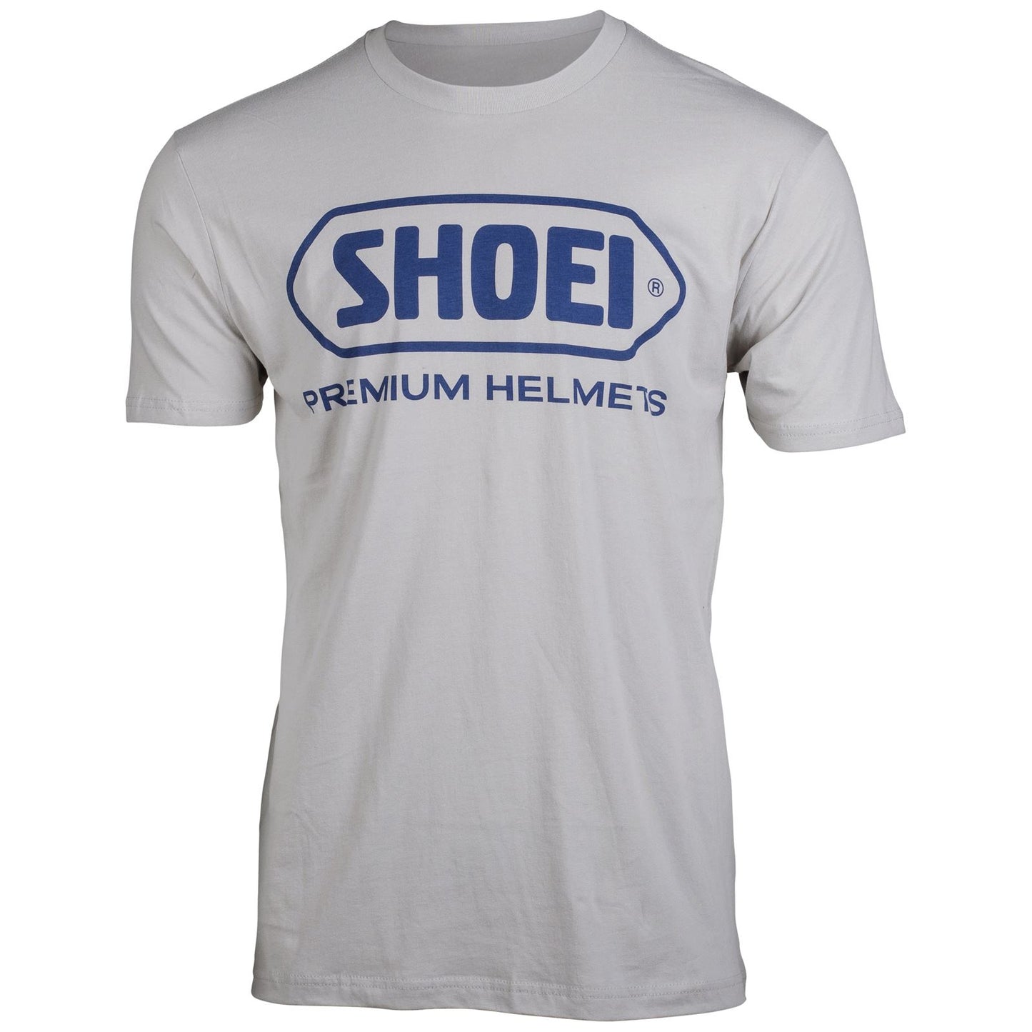 Shoei Corporate Logo Tee - Grey/Blue - Small [MPN: 0411-0807-04]_1367058