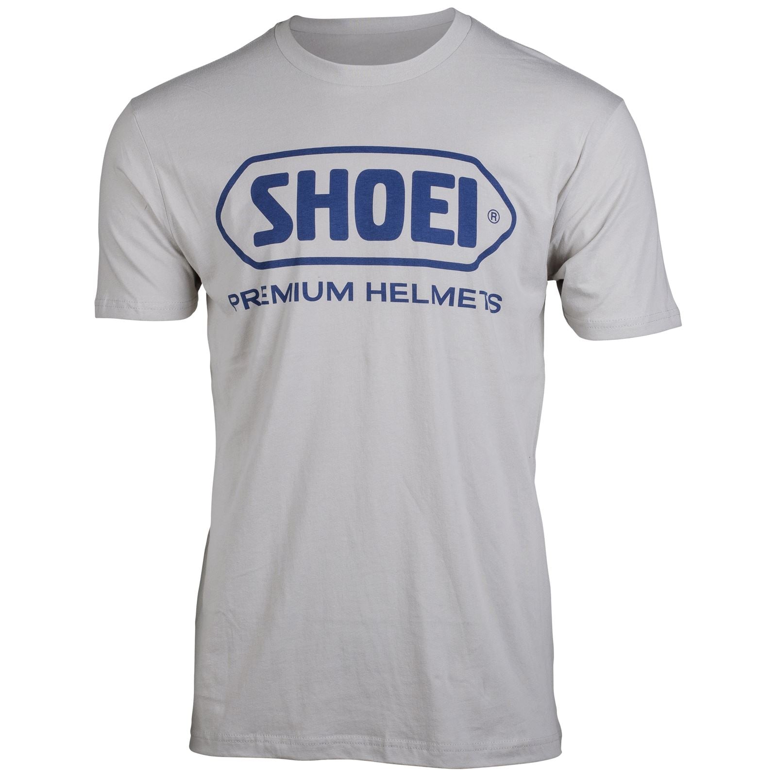 Shoei Corporate Logo Tee - Grey/Blue - Small [MPN: 0411-0807-04]_1367058