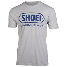 Shoei Corporate Logo Tee - Grey/Blue - Small [MPN: 0411-0807-04]_1367058