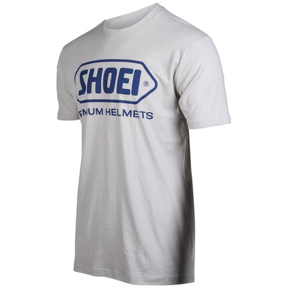Shoei Corporate Logo Tee - Grey/Blue - Small [MPN: 0411-0807-04]_1367056