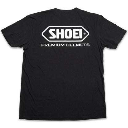 Shoei Double Sided Logo T-Shirt - Black/White_1368036