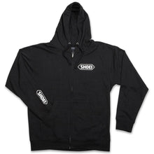 Shoei Logo Zip-Up Hoodie - Black/White - Large 0411-2405-06_1383142