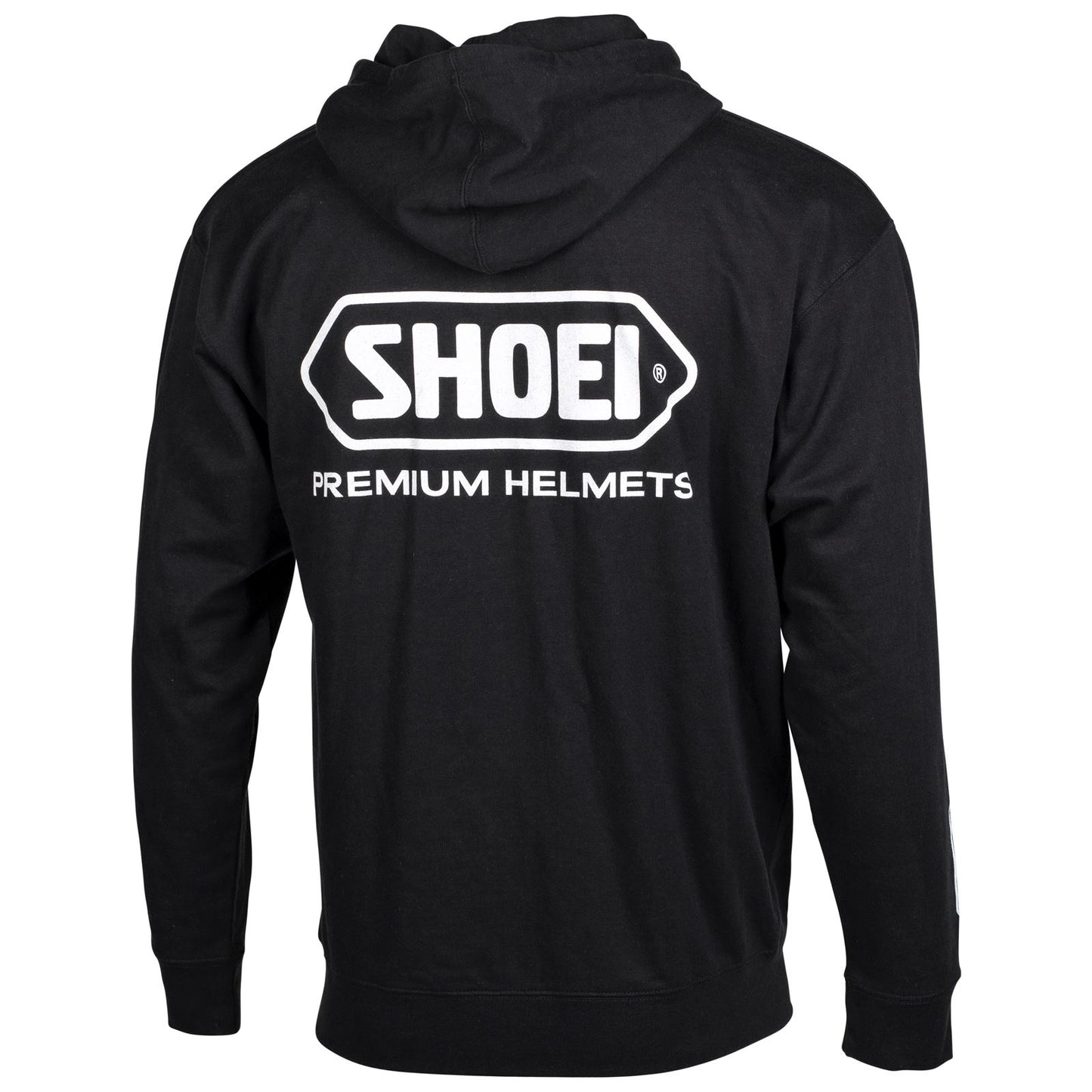 Shoei Logo Zip-Up Hoodie - Black/White - Large 0411-2405-06_1383153
