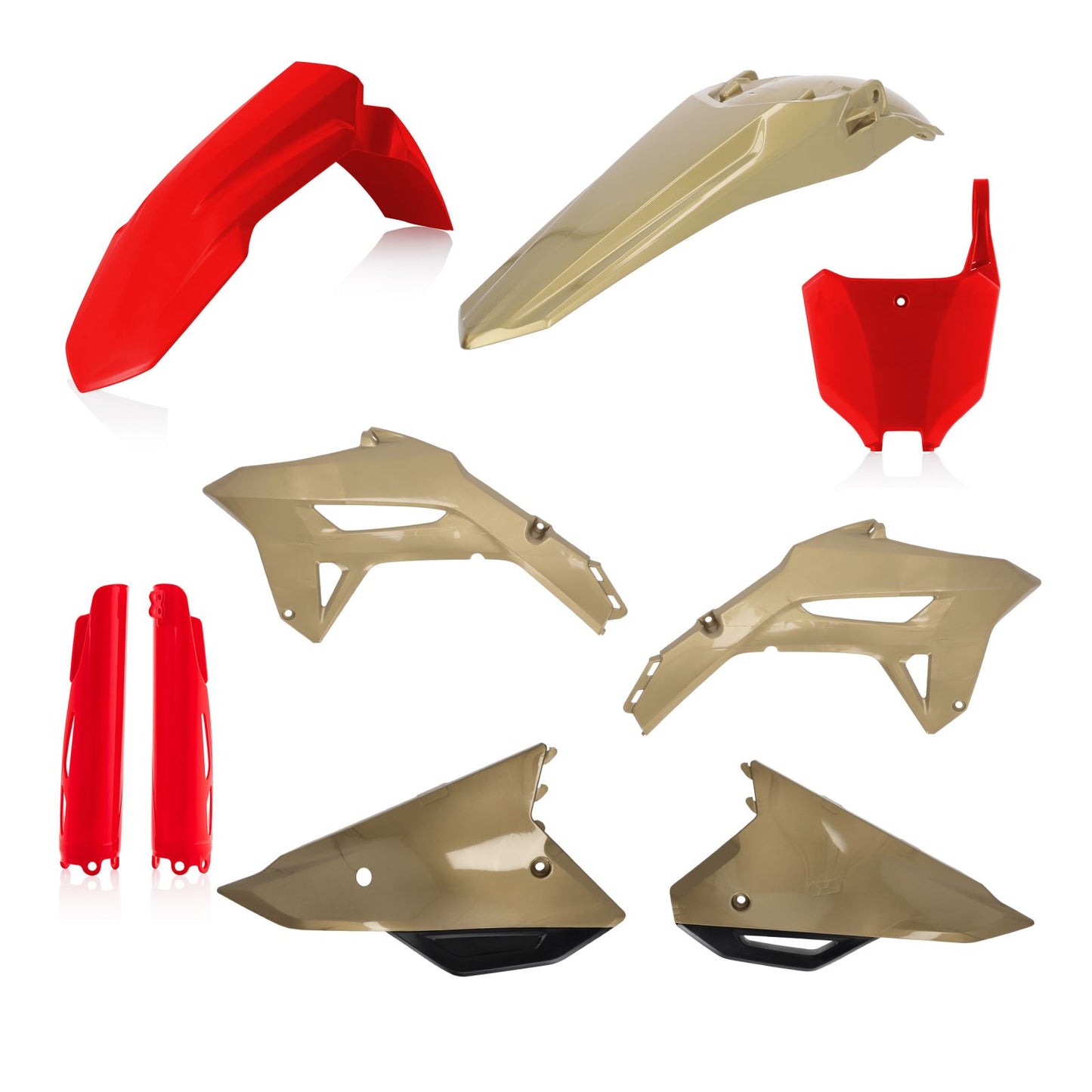 Acerbis Full Plastic Kit - Red/Gold for Honda CRF250R/450R 2858927839_1325972