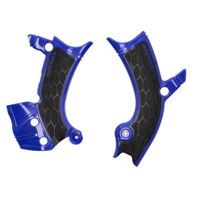 Acerbis X-Grip Frame Guards - Blue/Black - YZ 250F/450F 2981441034_1326085