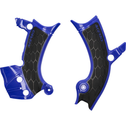 Acerbis X-Grip Frame Guards - Blue/Black - YZ 250F/450F 2981441034_1388533