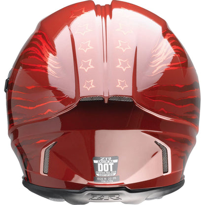 Z1R Jackal Helmet - Patriot - Red_1326166