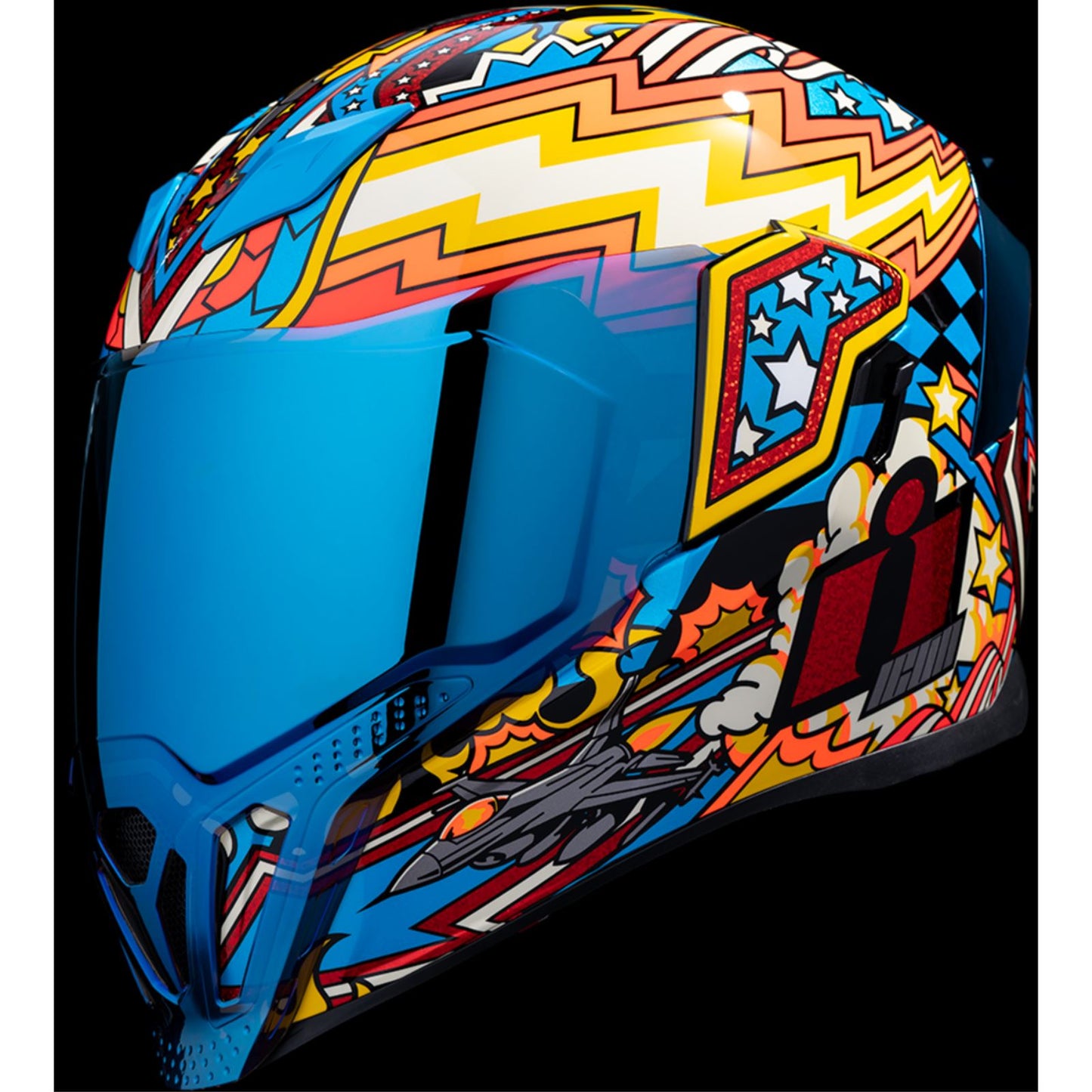 Icon Airflite Helmet - Fly Boy - Blue_1326298