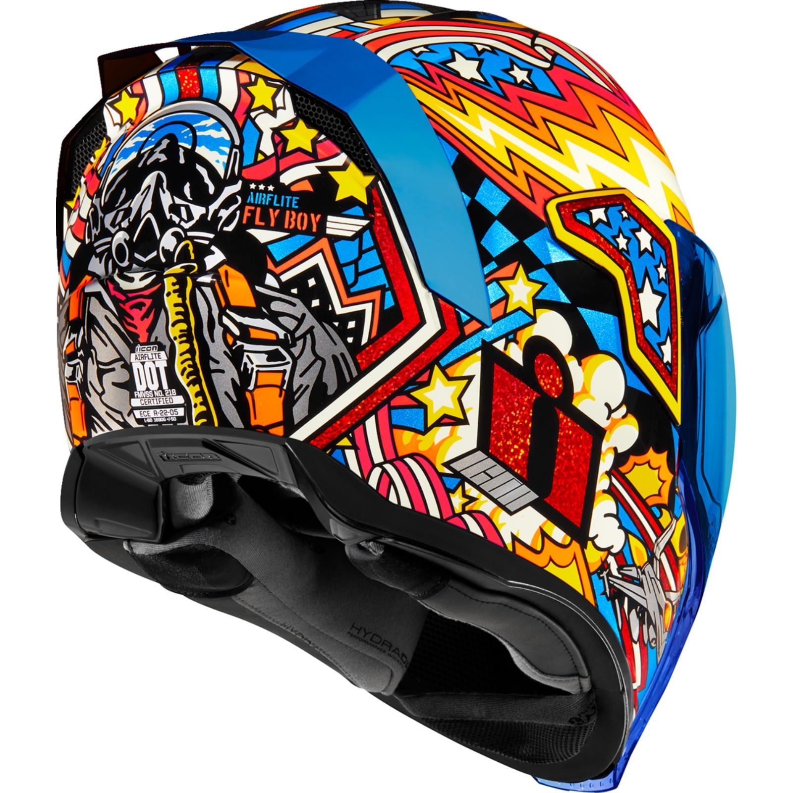 Icon Airflite Helmet - Fly Boy - Blue_1326291
