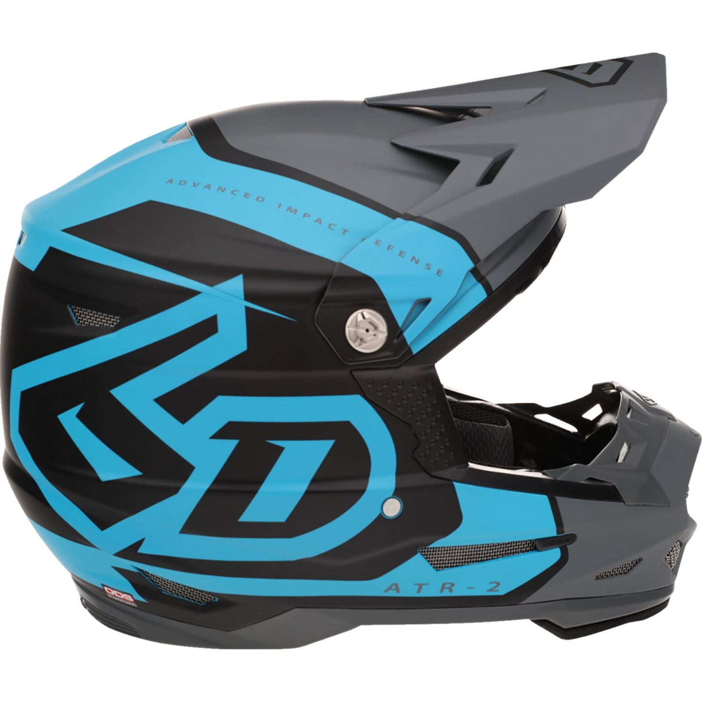 6D Helmets ATR-2 Helmet - Torque - Cyan/Gray_1326666