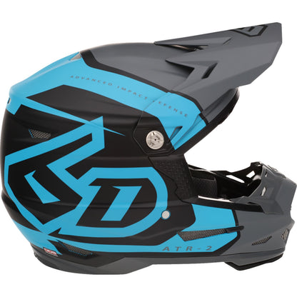 6D Helmets ATR-2 Helmet - Torque - Cyan/Gray_1326666