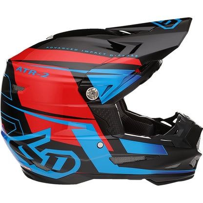 6D Helmets ATR-2 Helmet - Mach - Blue/Red/Black_1326729