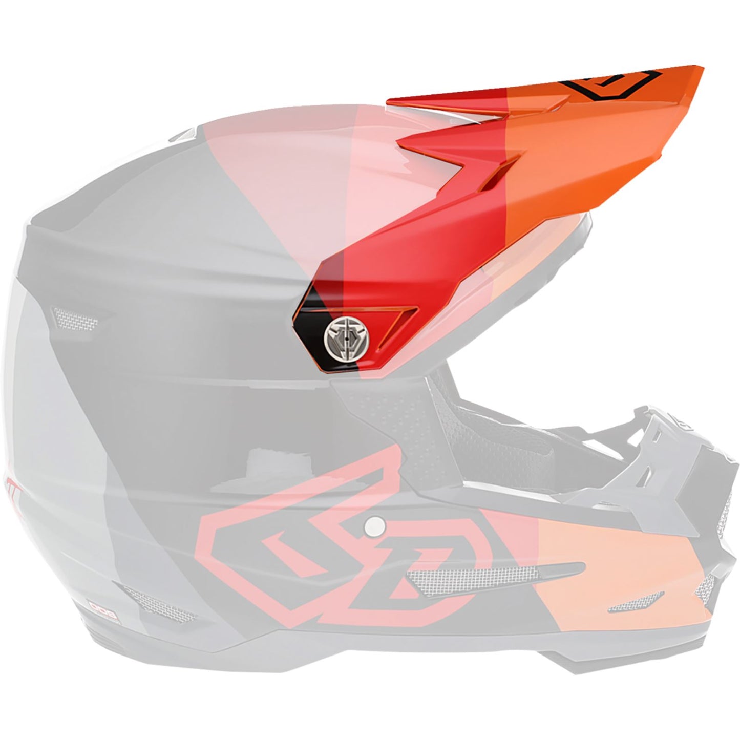 6D Helmets ATR-2Y Visor - Range - Red [MPN: 72-4139]_1326801