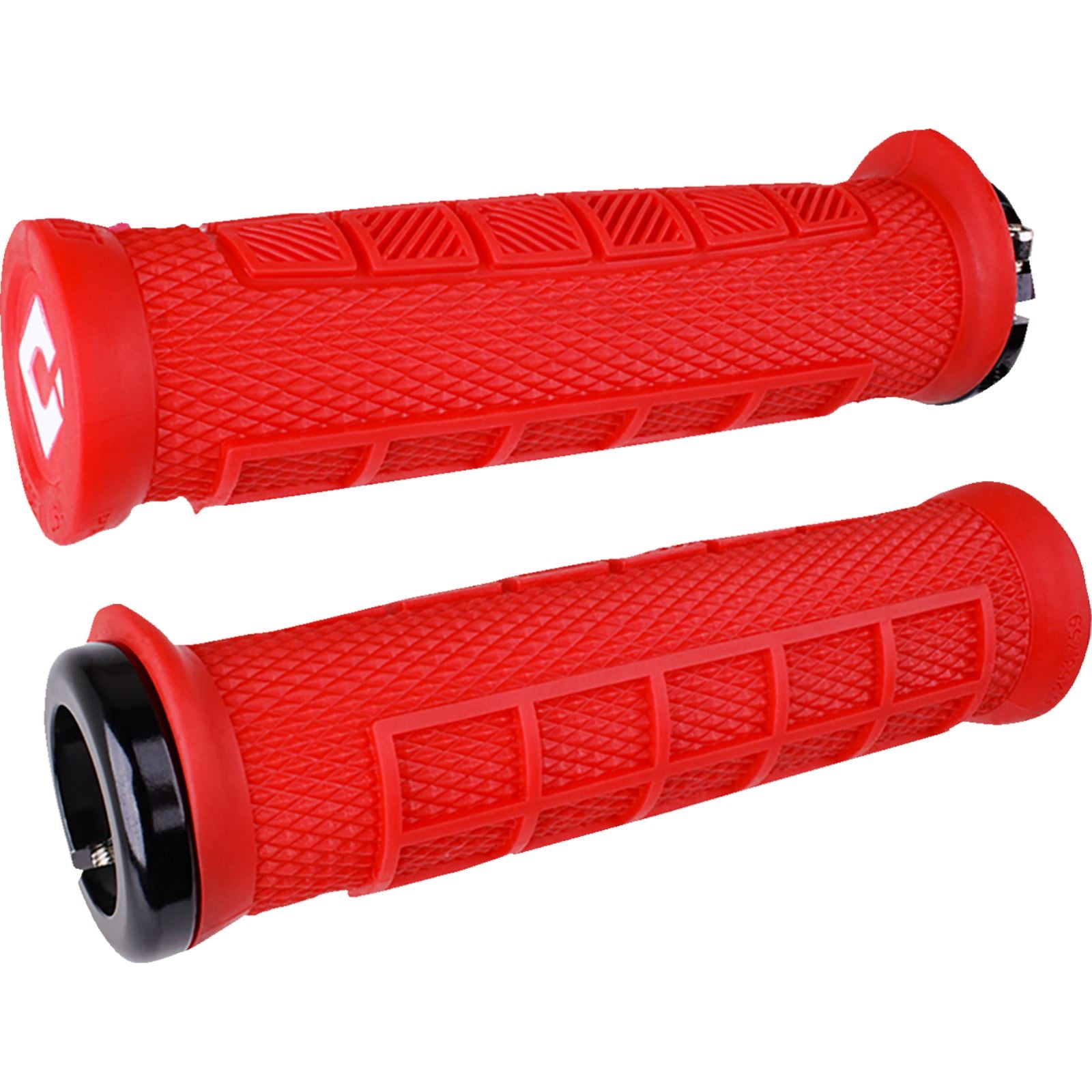 ODI Elite Pro v2.1 Grips - Lock-on - 130 mm - Red [MPN: D33EPR-B]_1334638