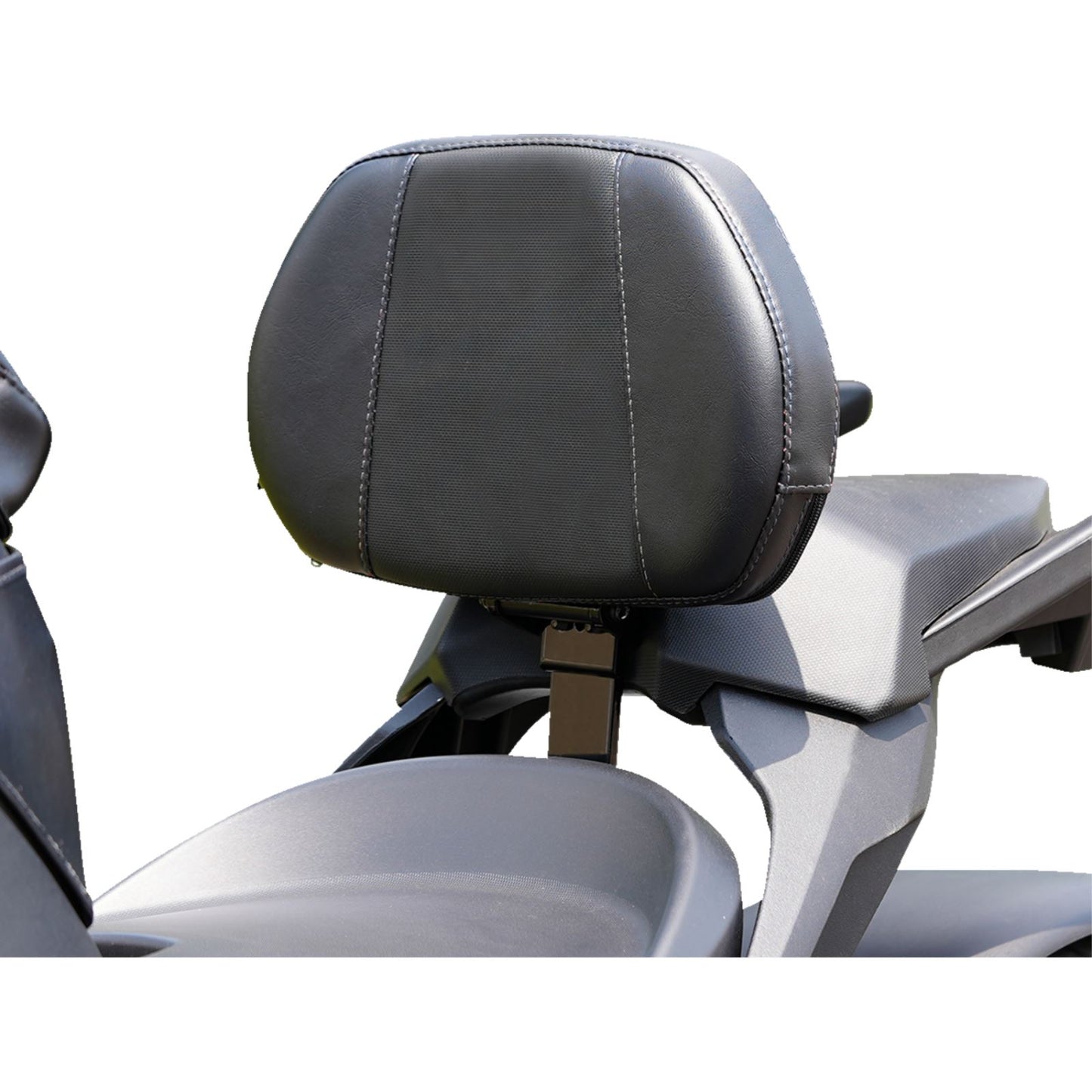 Show Chrome Grande Backrest - Driver - Ballistic Black Stitch - Ryker '19-'23 [MPN: 41-416GC]_1362797