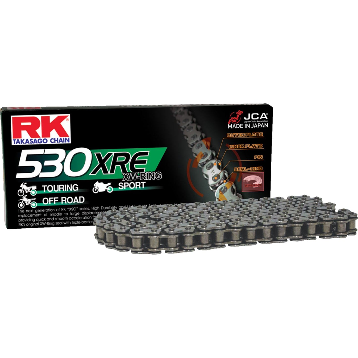 RK Chain 530 XRE - Drive Chain - 102 Links [MPN: 530XRE-102]_1328393